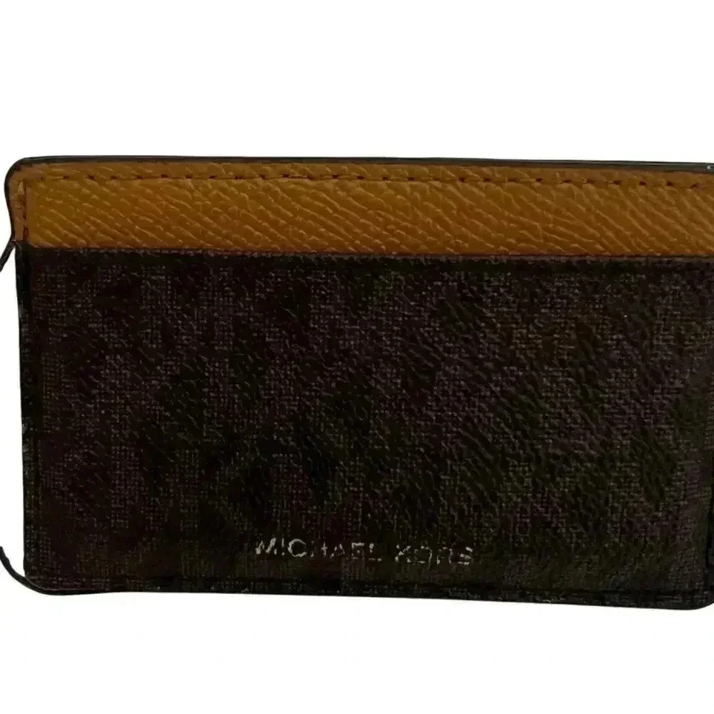 Michael Kors Card Case Logo Brown